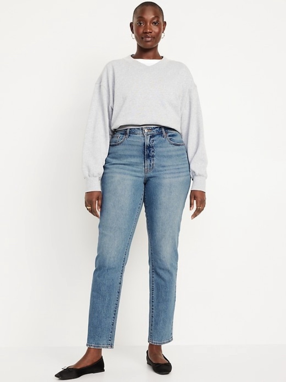 NWT! Curvy High-Waisted OG Straight Ankle Jeans